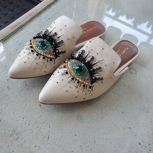KURT GEIGER LONDON ! Olive Eye Mule ( EU/36)